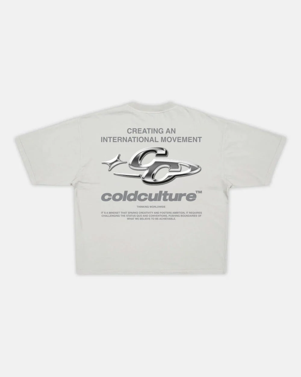 SPARKLY TEE LIGHT GREY
