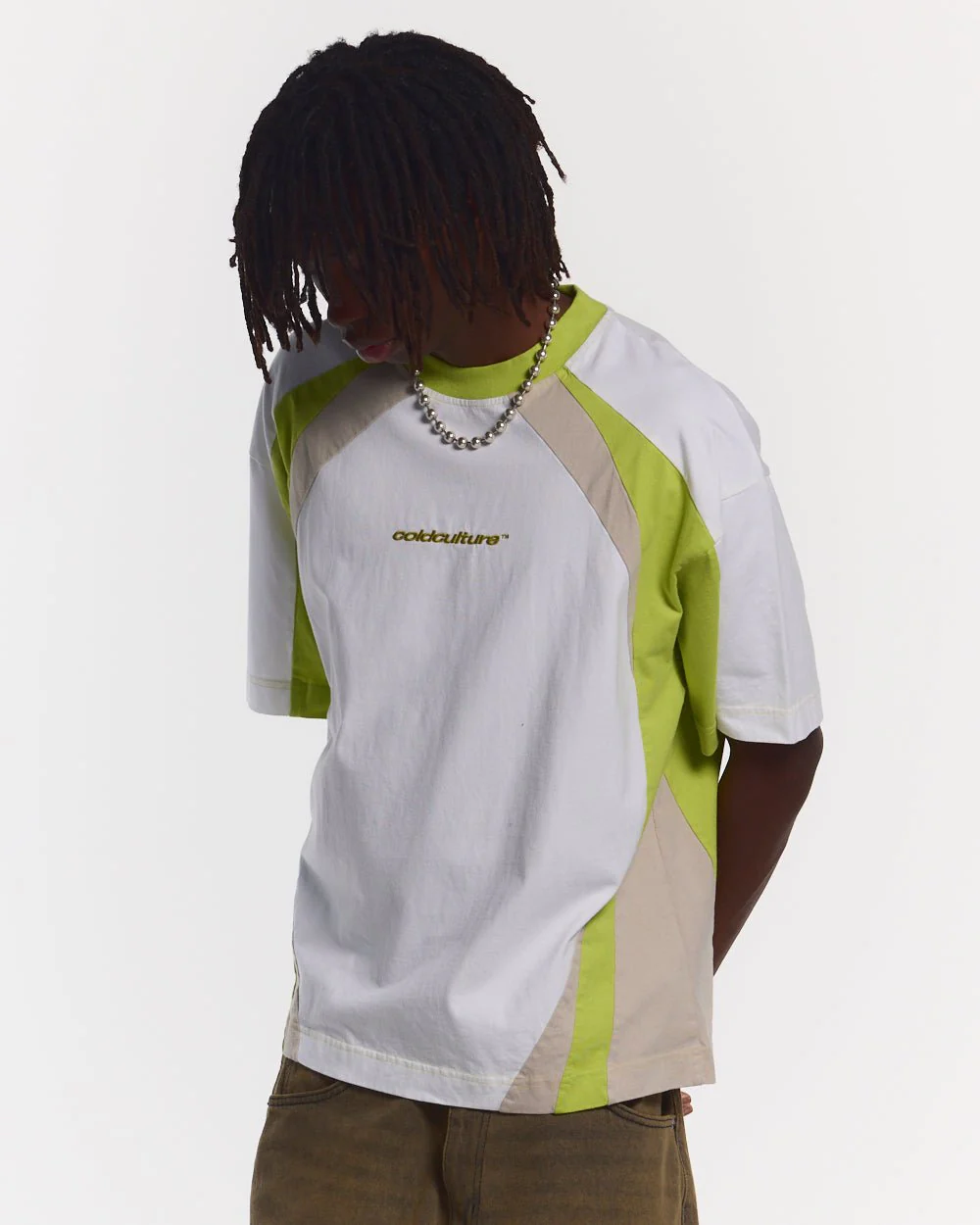 SPEED SPOKE TEE GREEN & GREY - Image 2