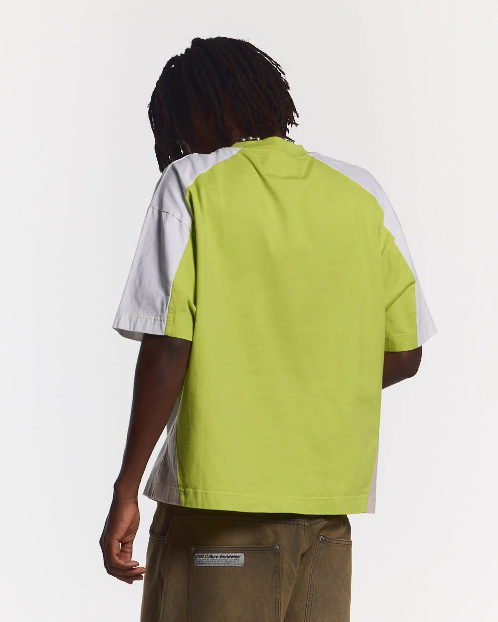 SPEED SPOKE TEE GREEN & GREY - Image 4