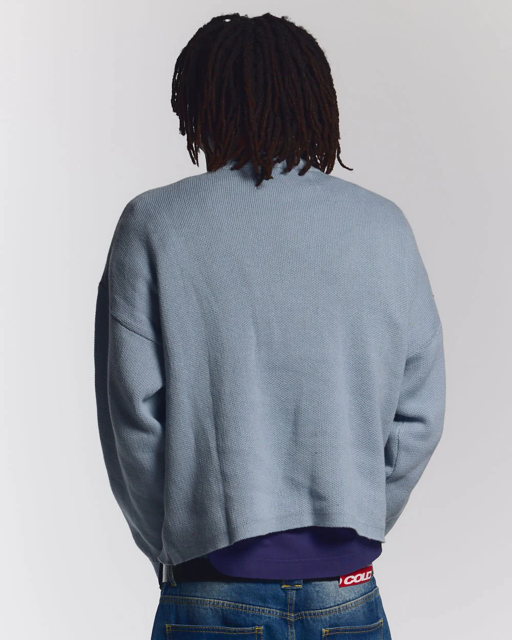 SPIDER KNIT LIGHT BLUE - Image 4