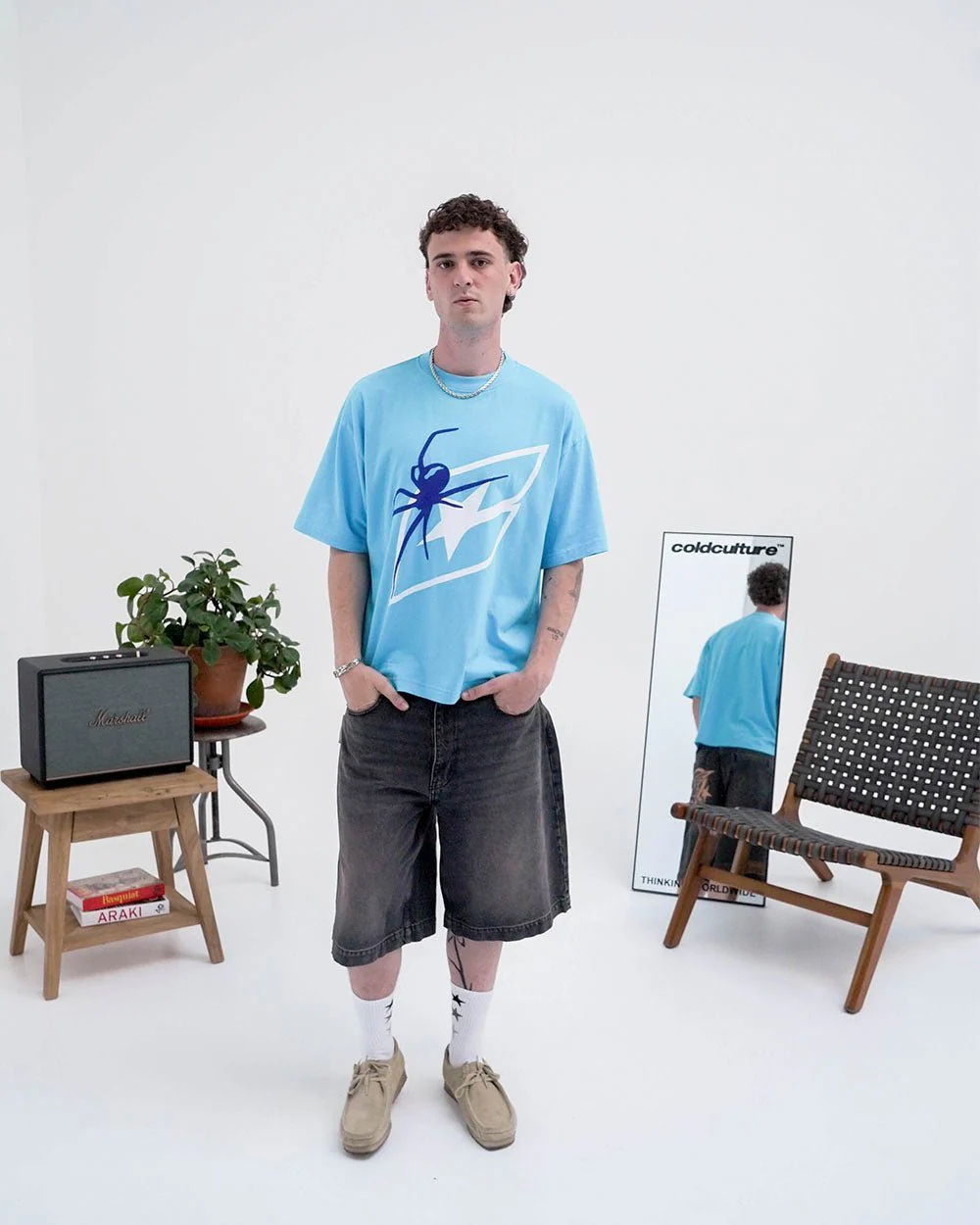 SPIDER TEE BLUE - Image 7