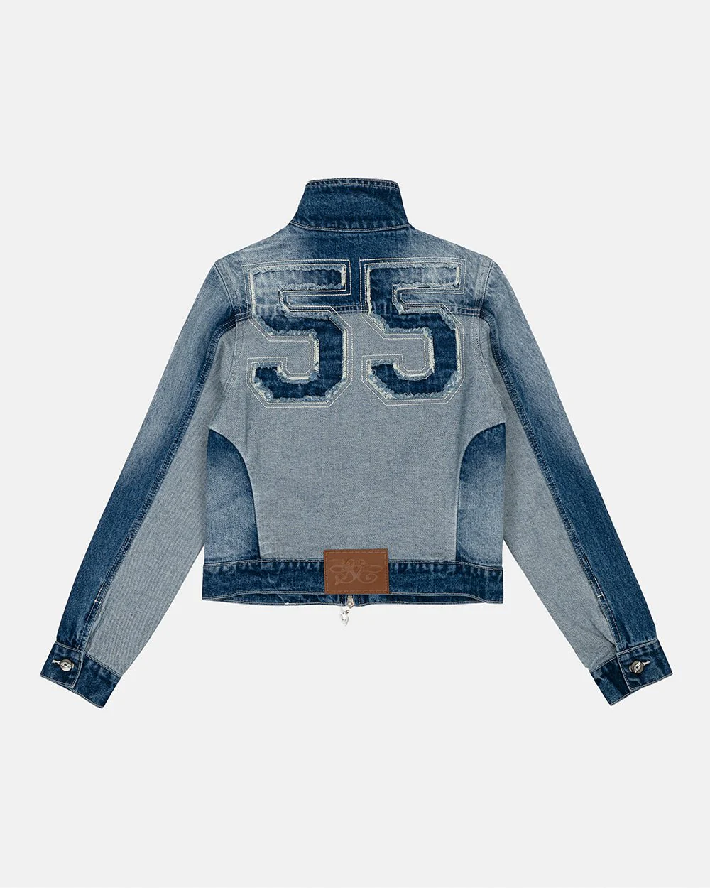 SPLIT ZIP JACKET BLUE - Image 4