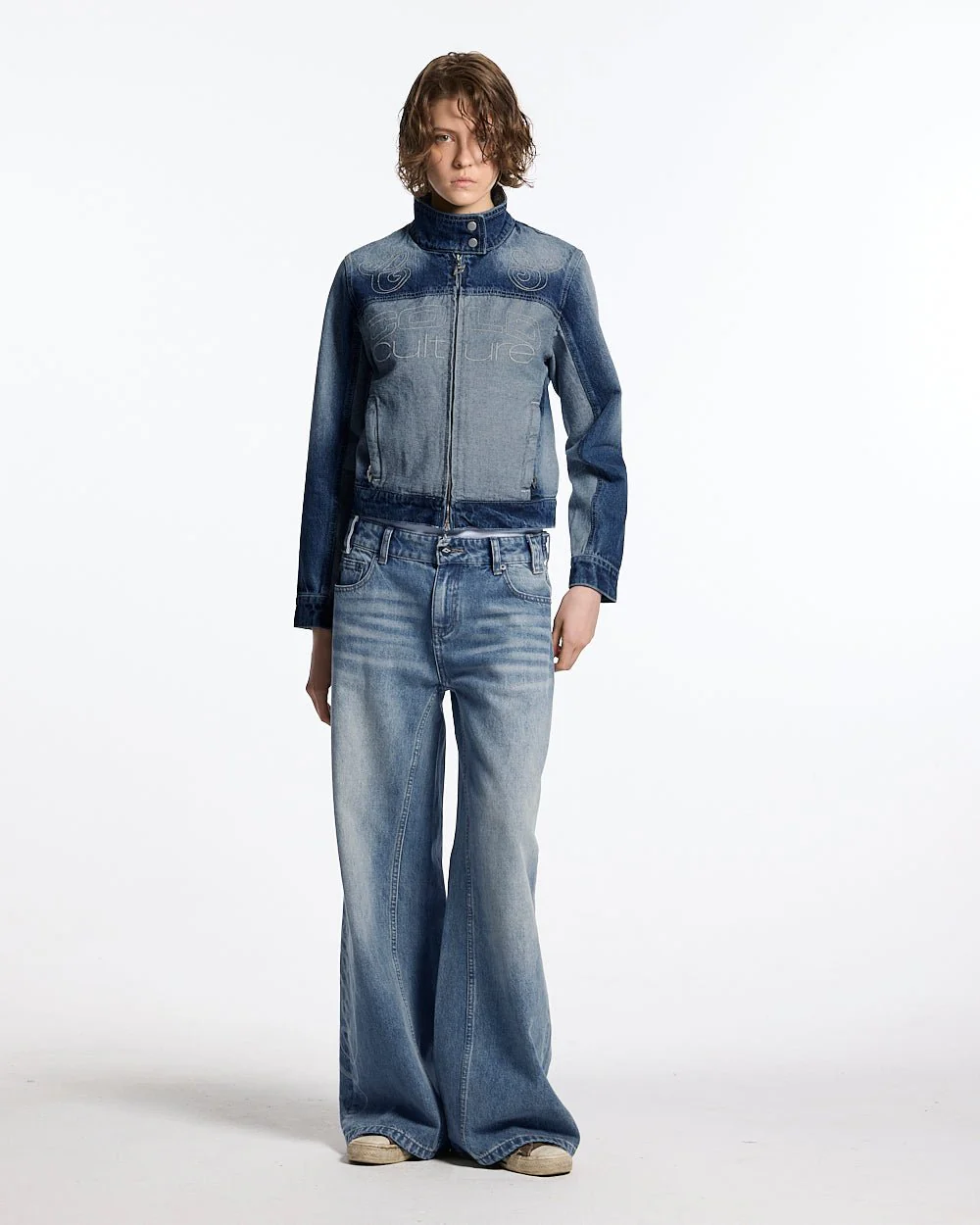 SPLIT ZIP JACKET BLUE - Image 6