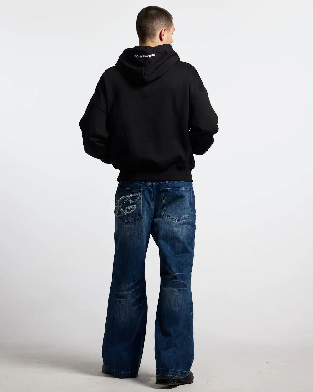 STARS HOODIE BLACK - Image 4