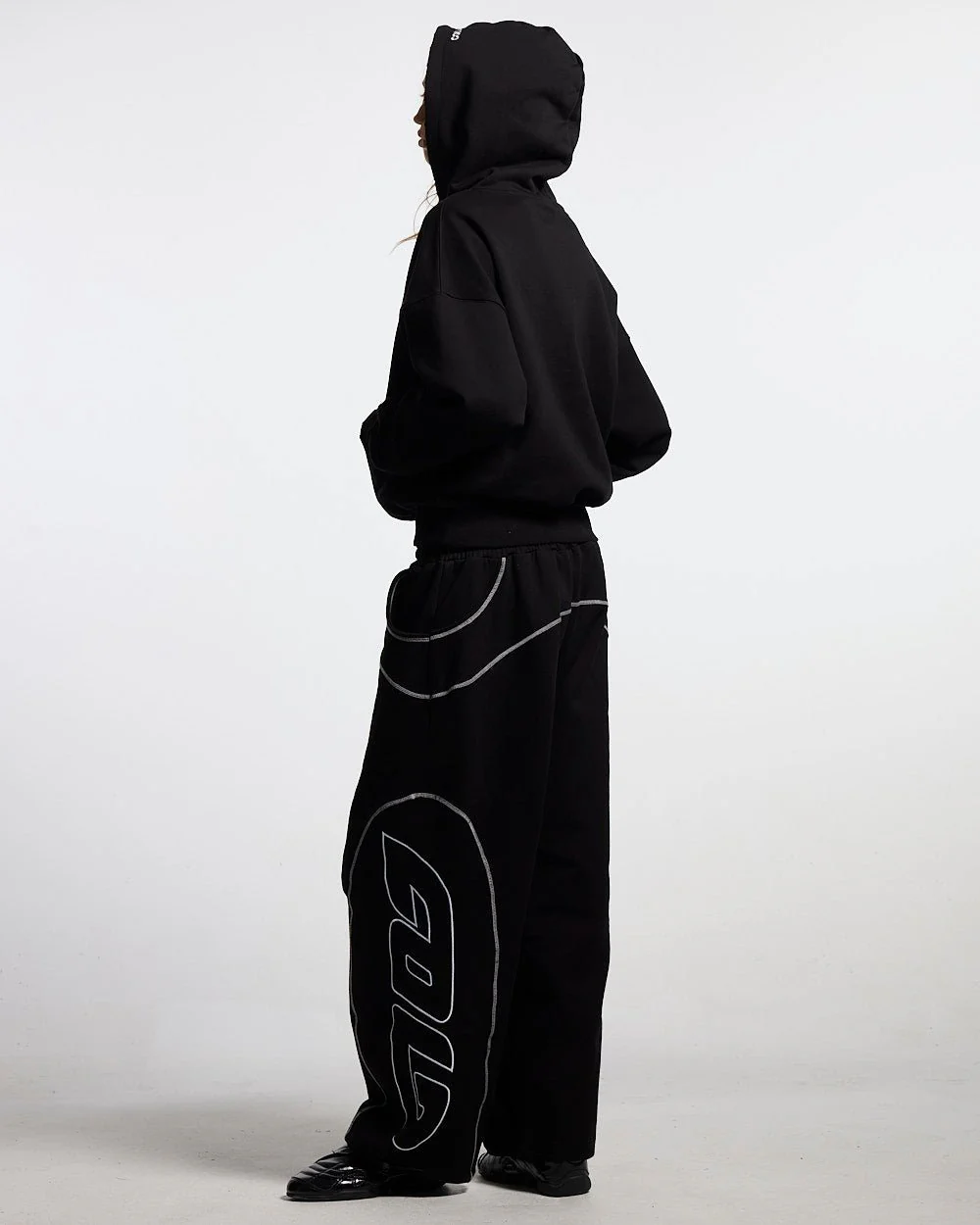 STARS HOODIE BLACK - Image 6
