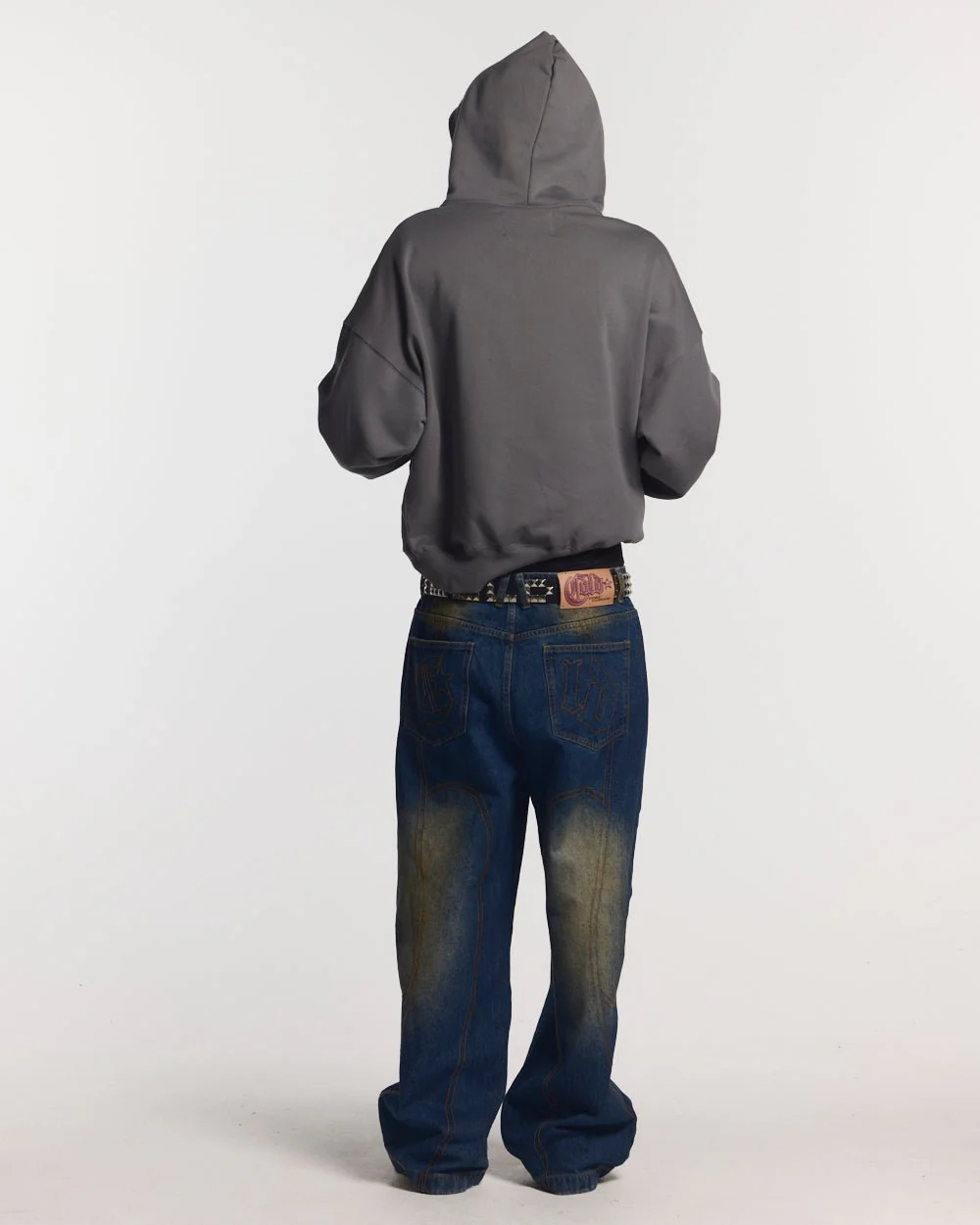 STARS HOODIE DUST GREY - Image 4