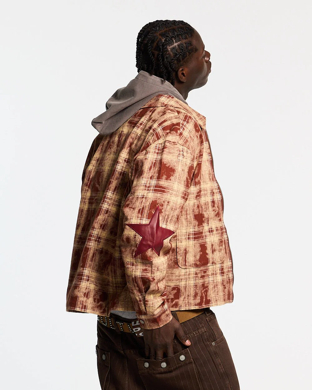 STARS OVER SHIRT BROWN - Image 2