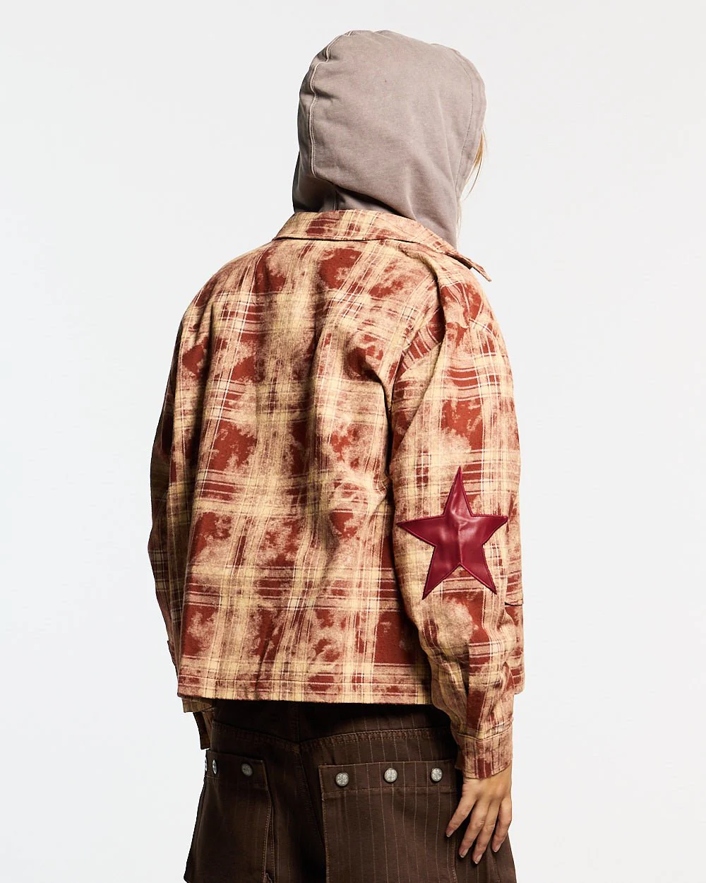 STARS OVER SHIRT BROWN - Image 6
