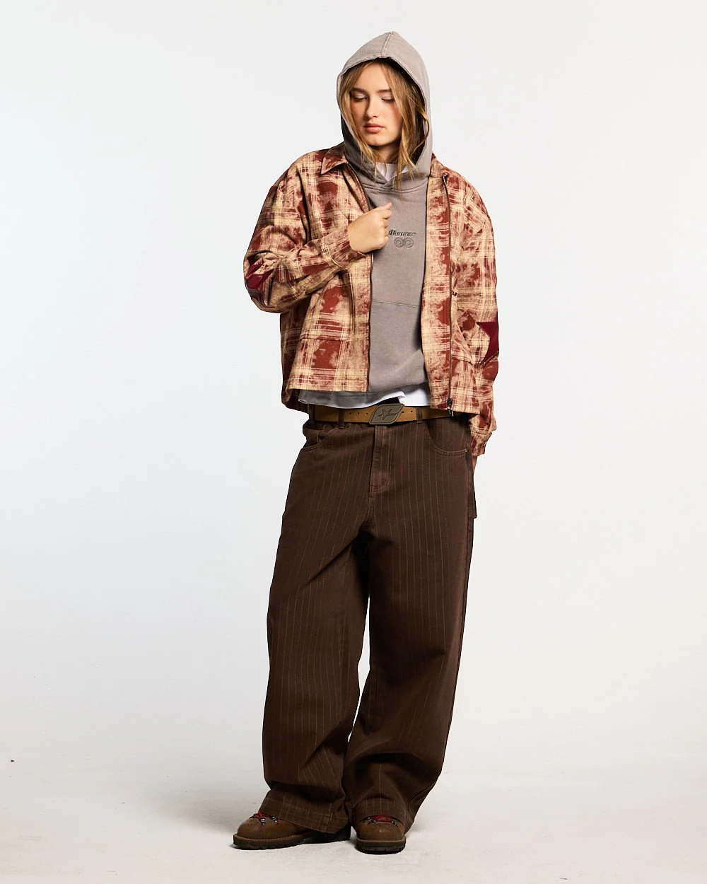 STARS OVER SHIRT BROWN - Image 7