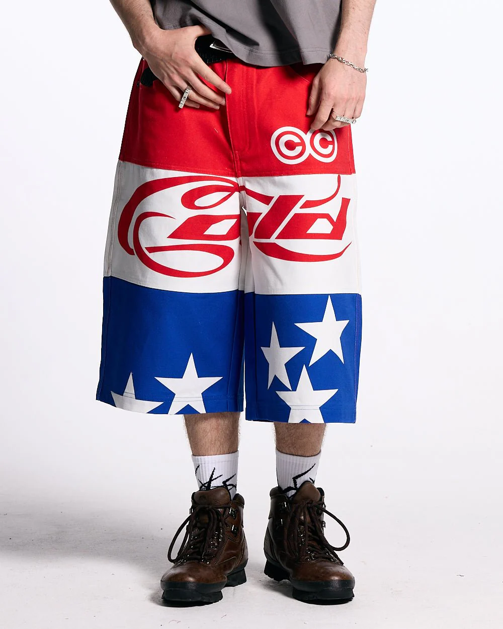 STARS JORTS RED WHITE AND BLUE - Image 3
