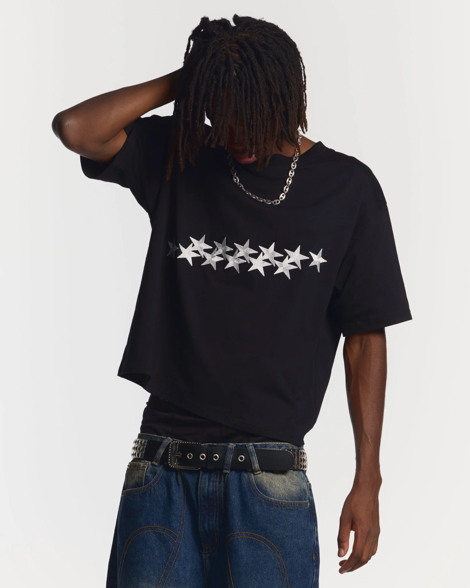 STARS TEE BLACK - Image 2