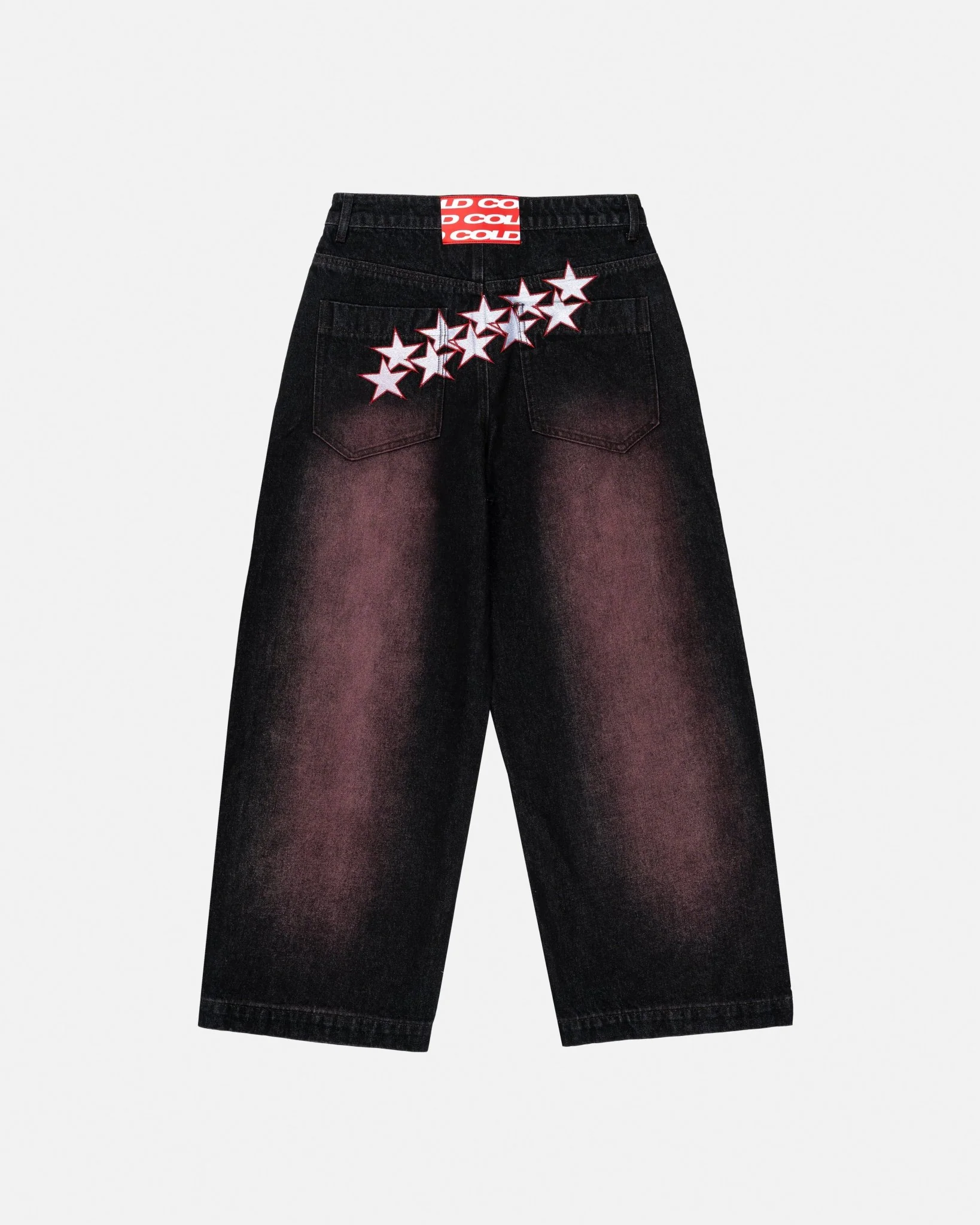STARS V2 PANTS BURGUNDY - Image 2