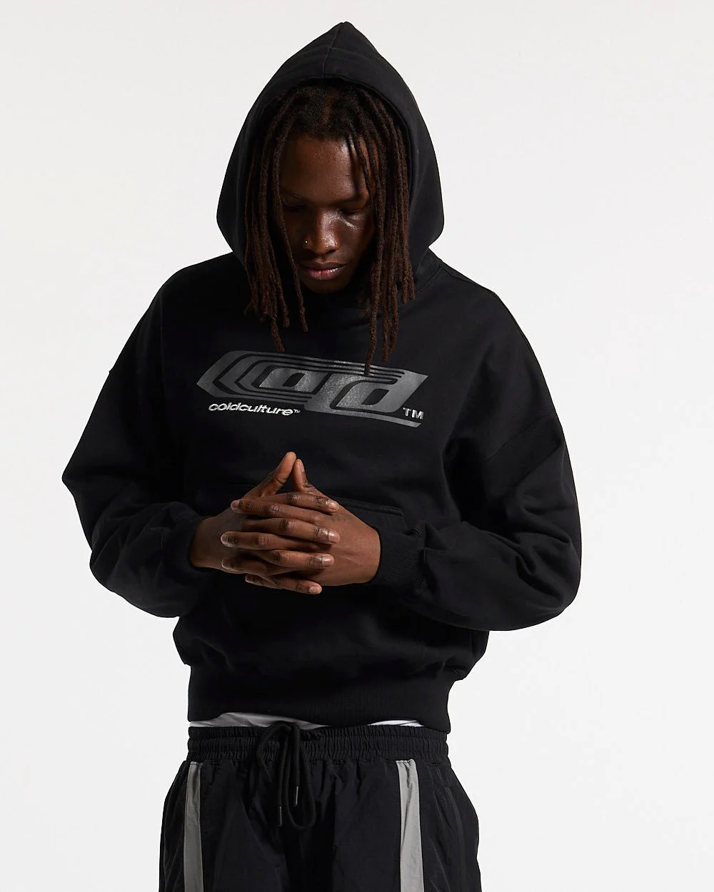 STEEL HOODIE BLACK - Image 2