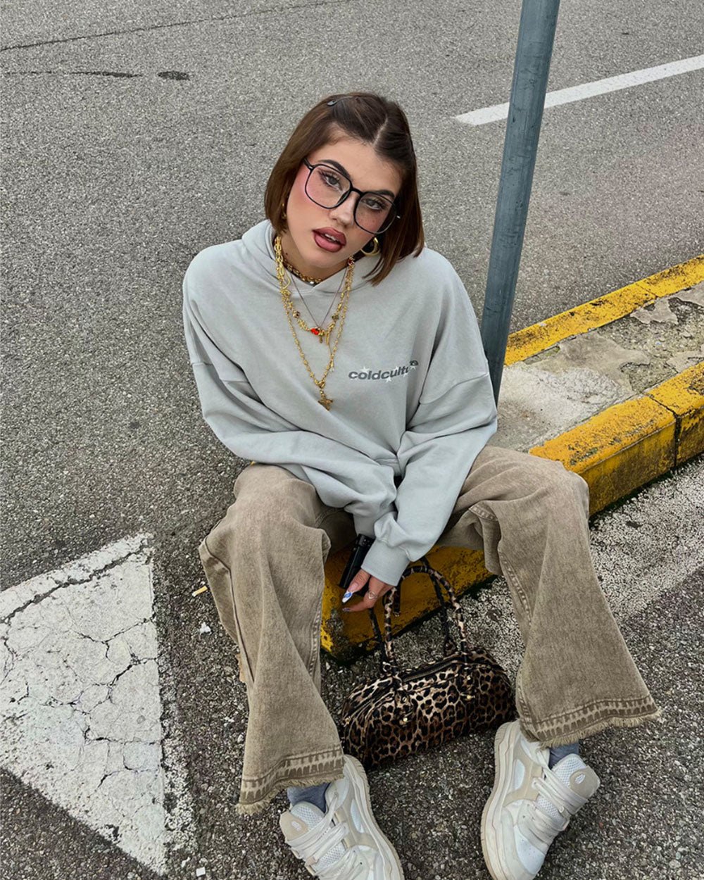 STELLAR HOODIE LIGHT GREY - Image 6