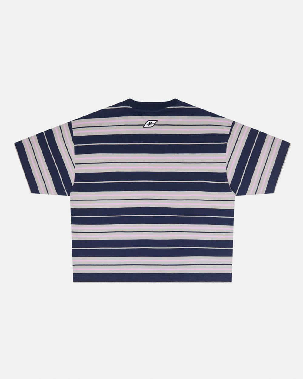 STRIPED TEE VIOLET-DARK BLUE - Image 3
