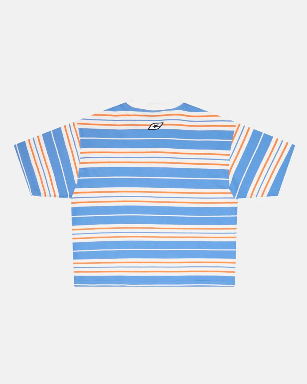 STRIPED TEE ORANGE-BLUE - Image 3