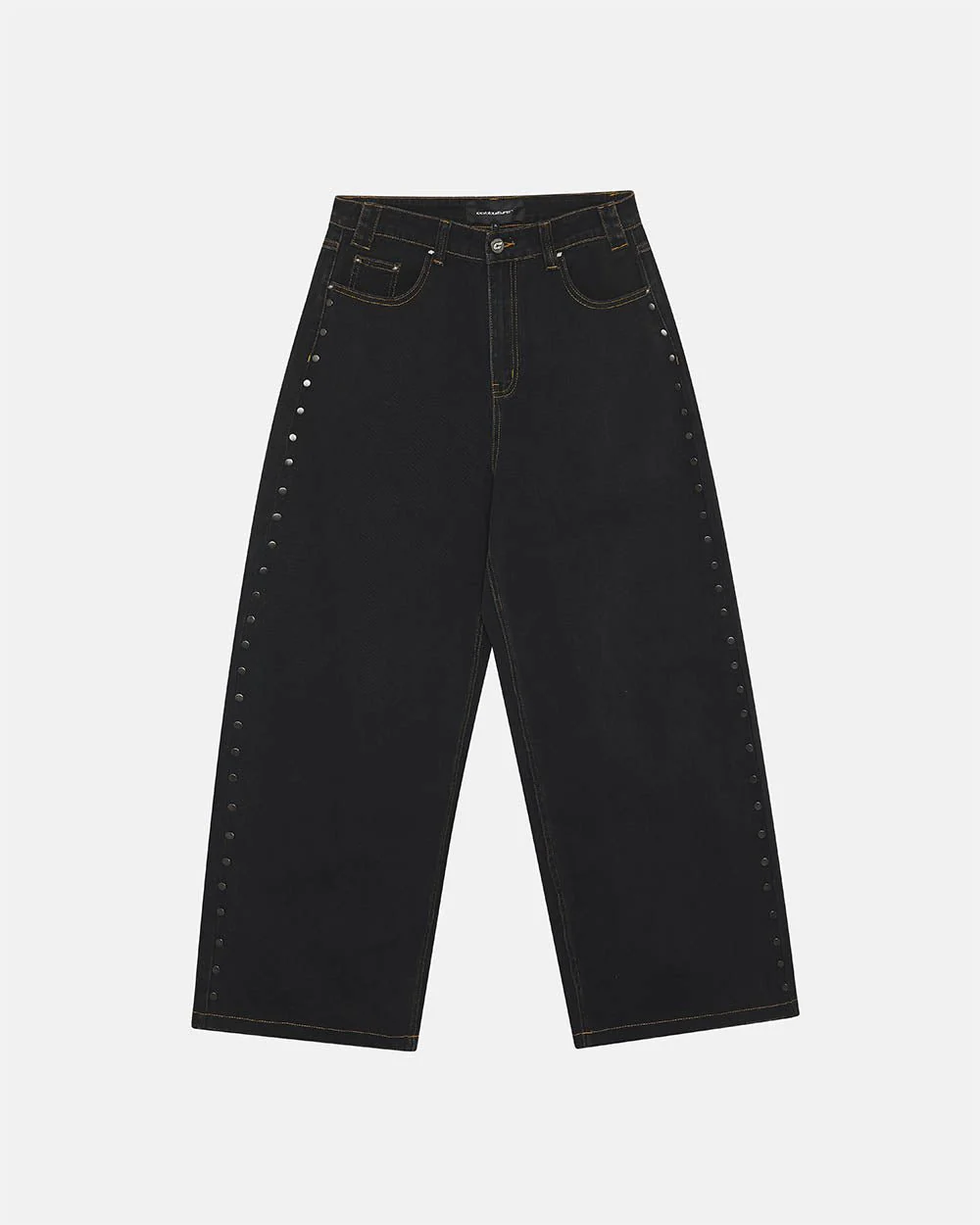 STUDS PANTS BLACK DENIM - Image 4