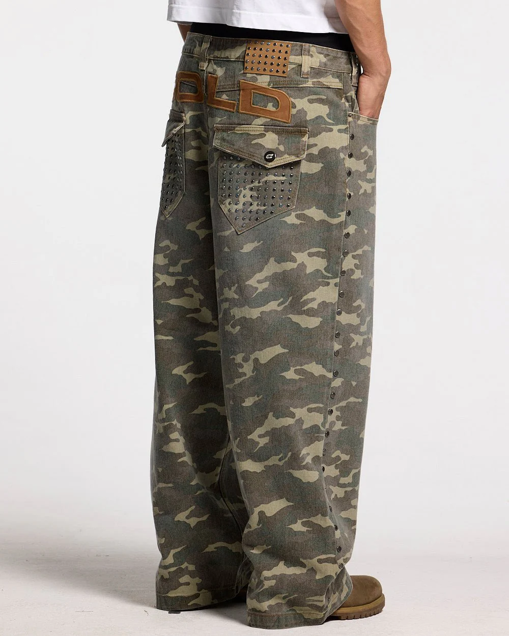 STUDS PANTS CAMO - Image 3
