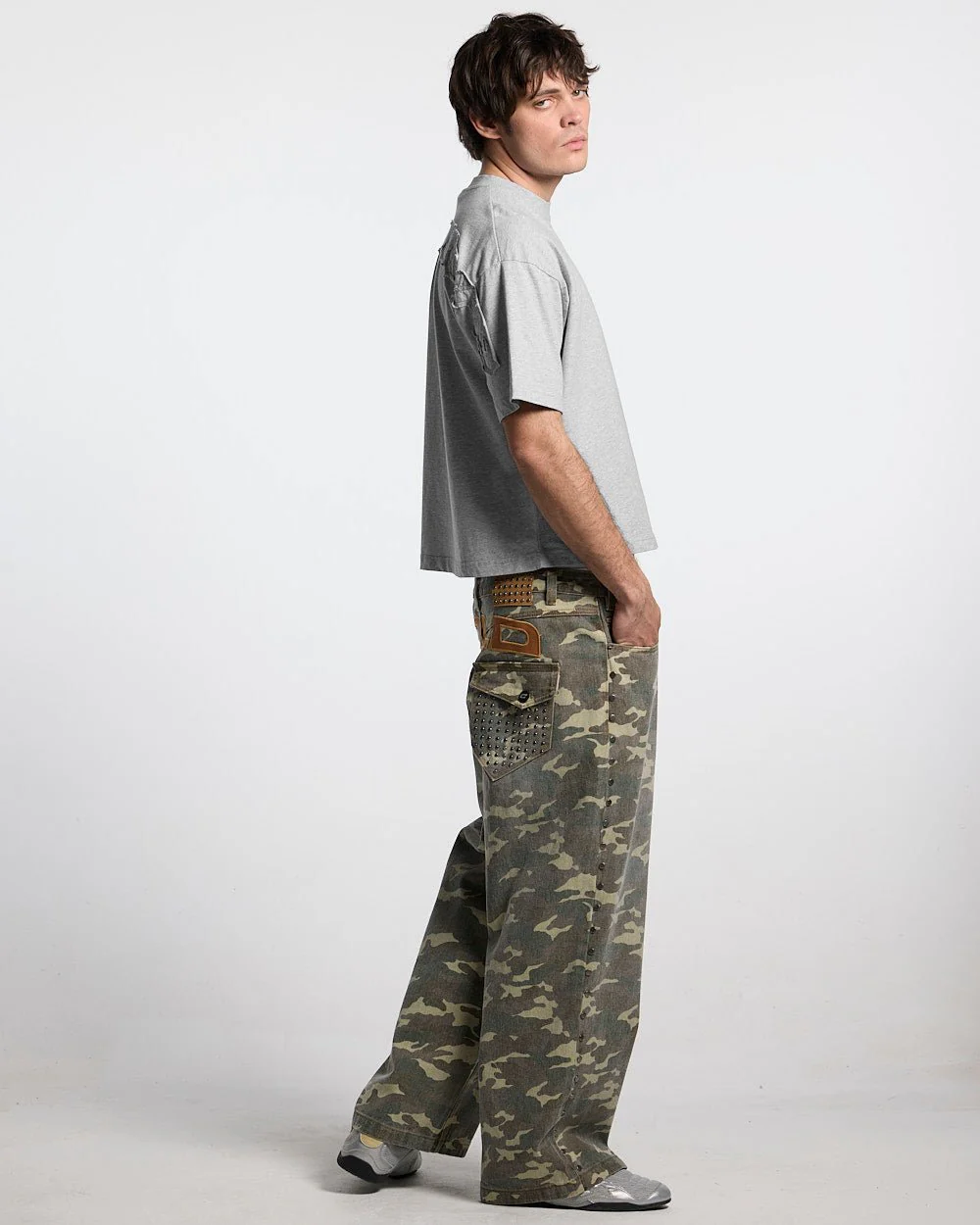 STUDS PANTS CAMO - Image 7