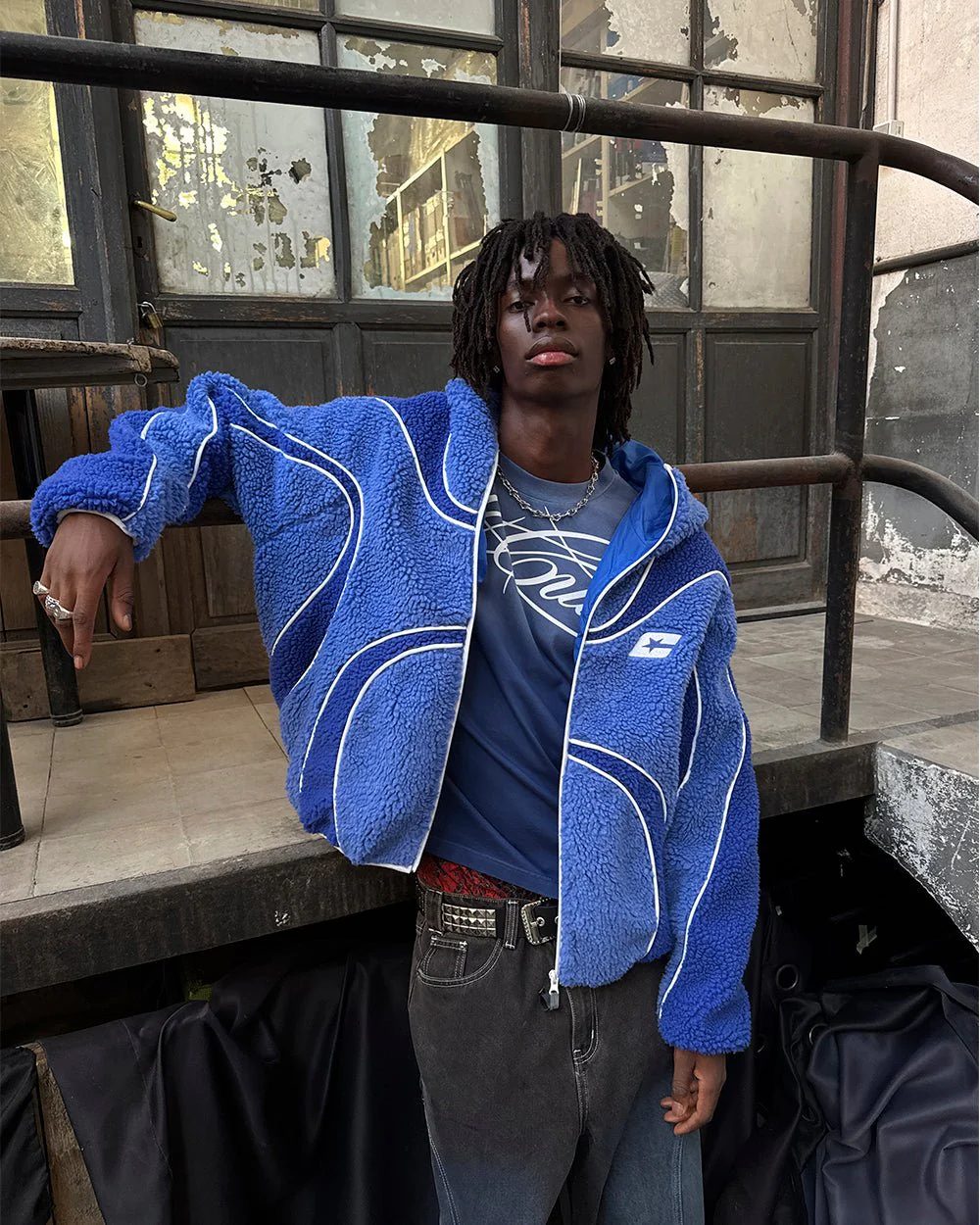 TAKE OFF FLEECE BLUE - Image 8