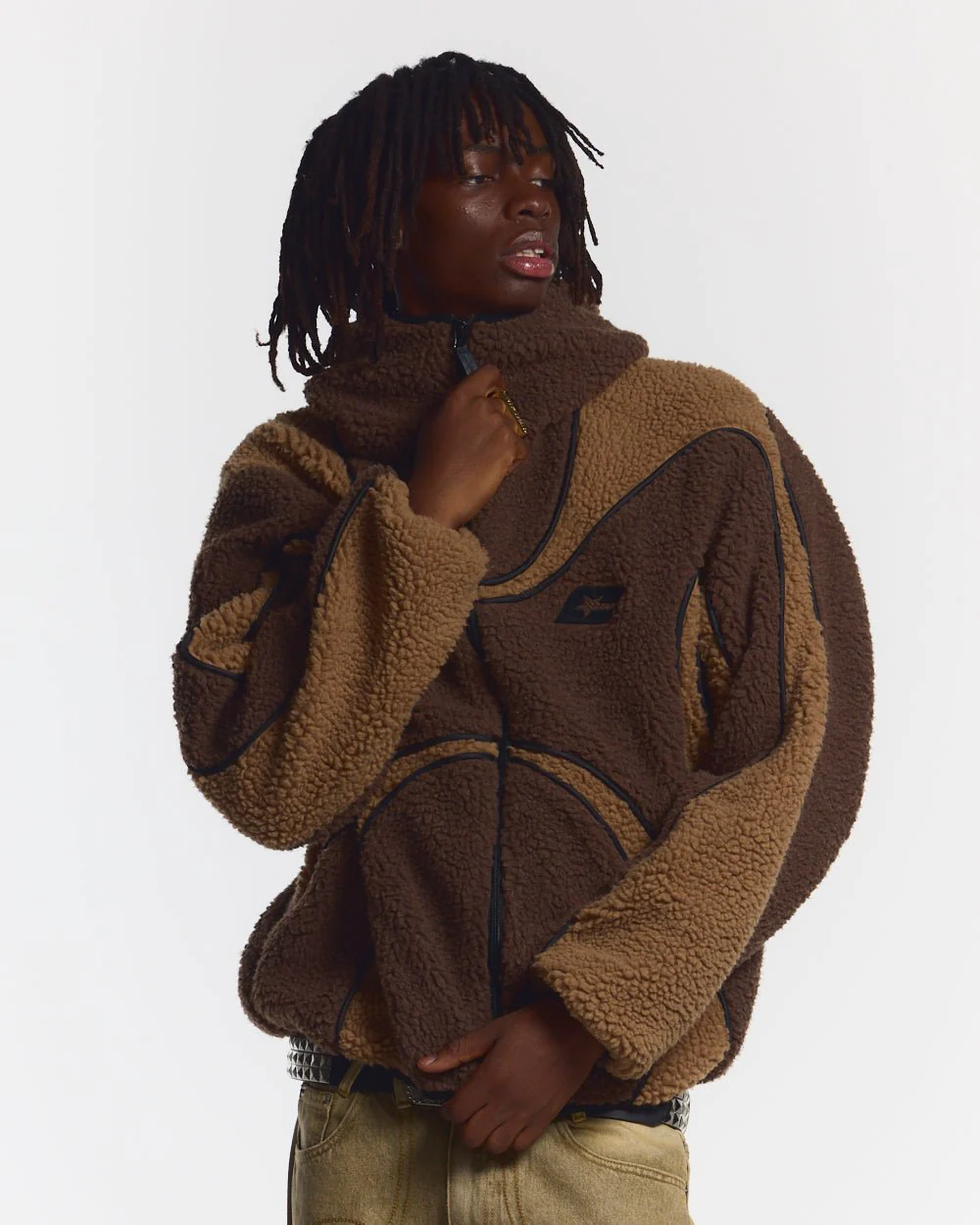 TAKE OFF FLEECE BROWN - Image 3