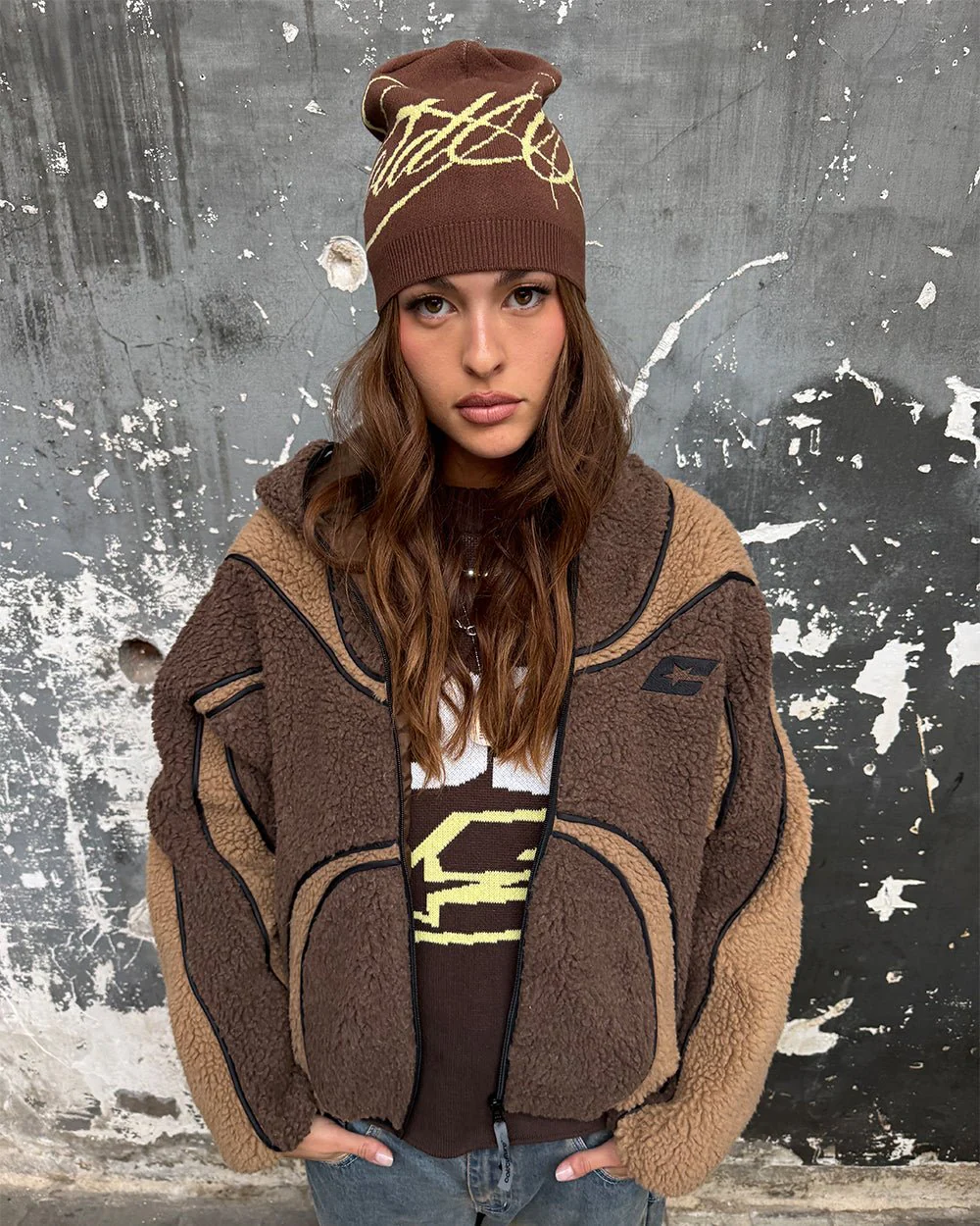 TAKE OFF FLEECE BROWN - Image 8