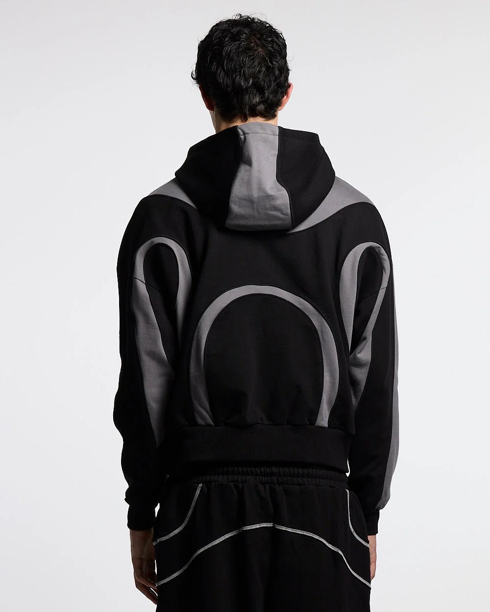 TAKE OFF ZIP HOODIE BLACK - Image 4