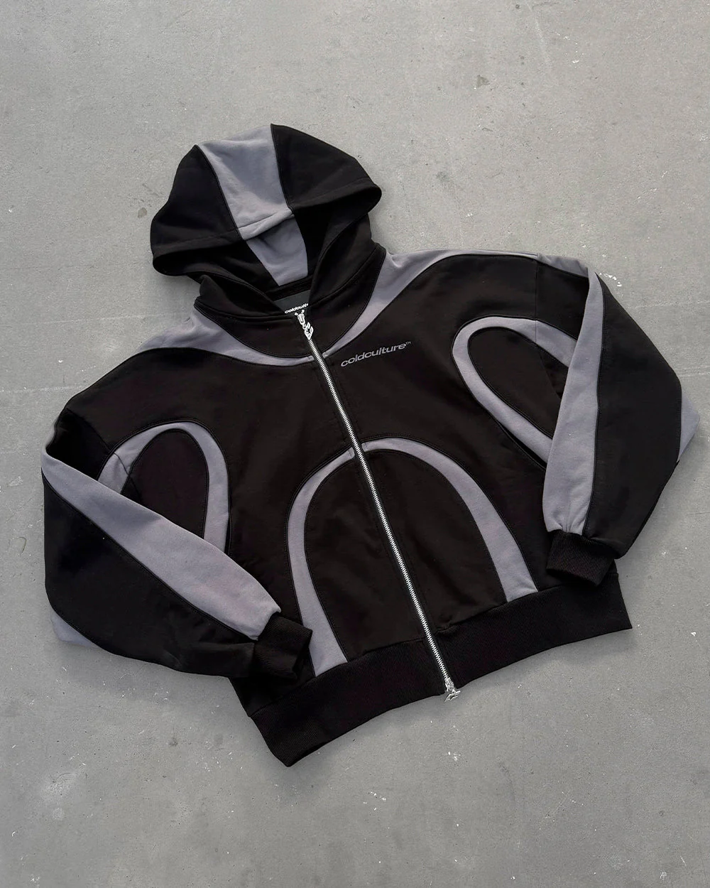 TAKE OFF ZIP HOODIE BLACK - Image 9