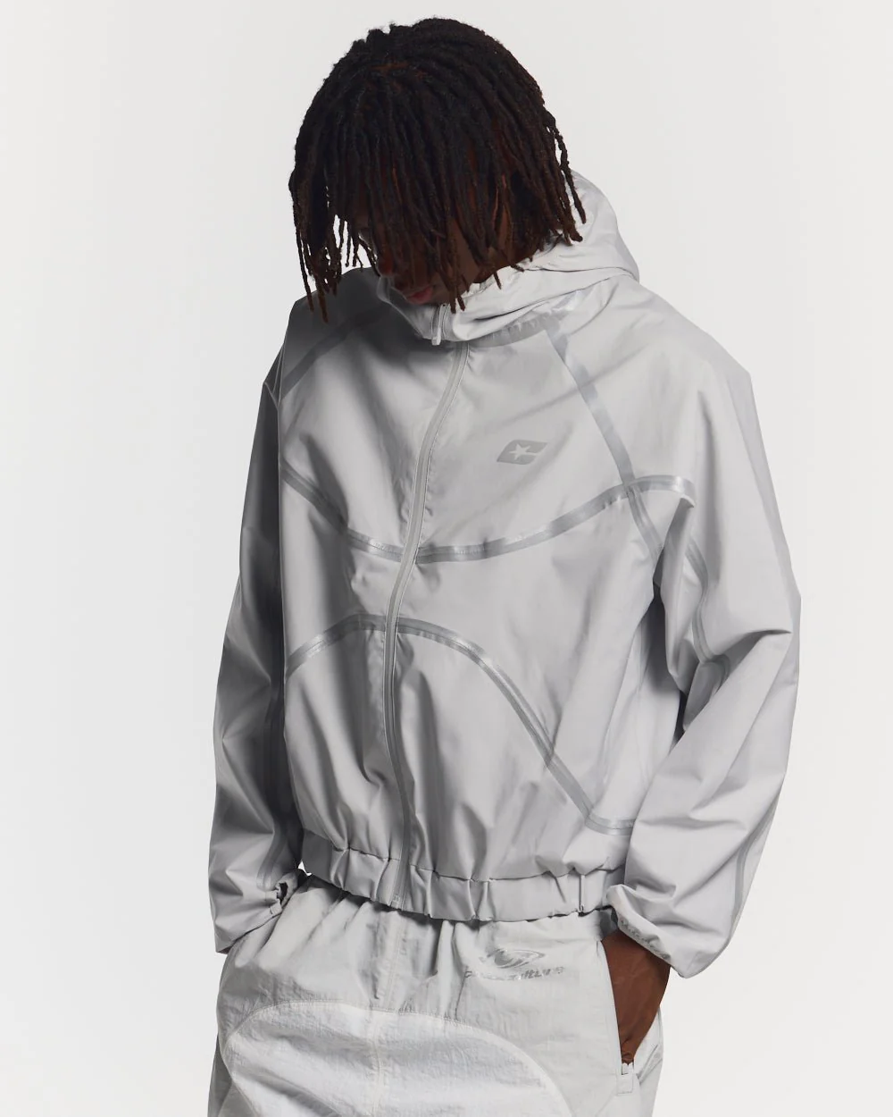 TAKE OFF LIGHTWEIGHT JACKET LIGHT GREY - Image 3
