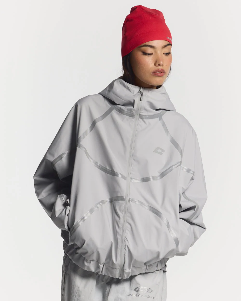 TAKE OFF LIGHTWEIGHT JACKET LIGHT GREY - Image 5