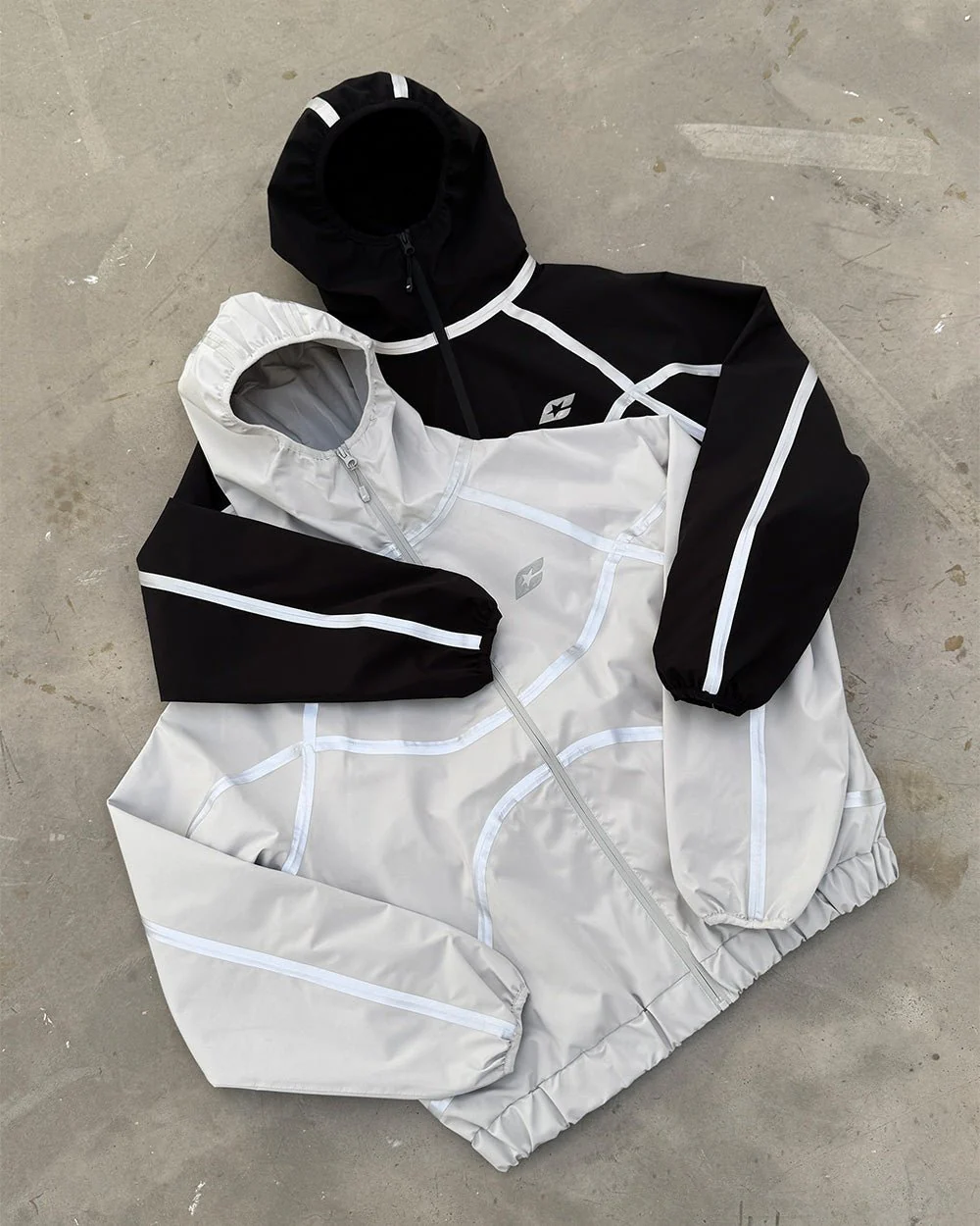 TAKE OFF LIGHTWEIGHT JACKET LIGHT GREY - Image 9