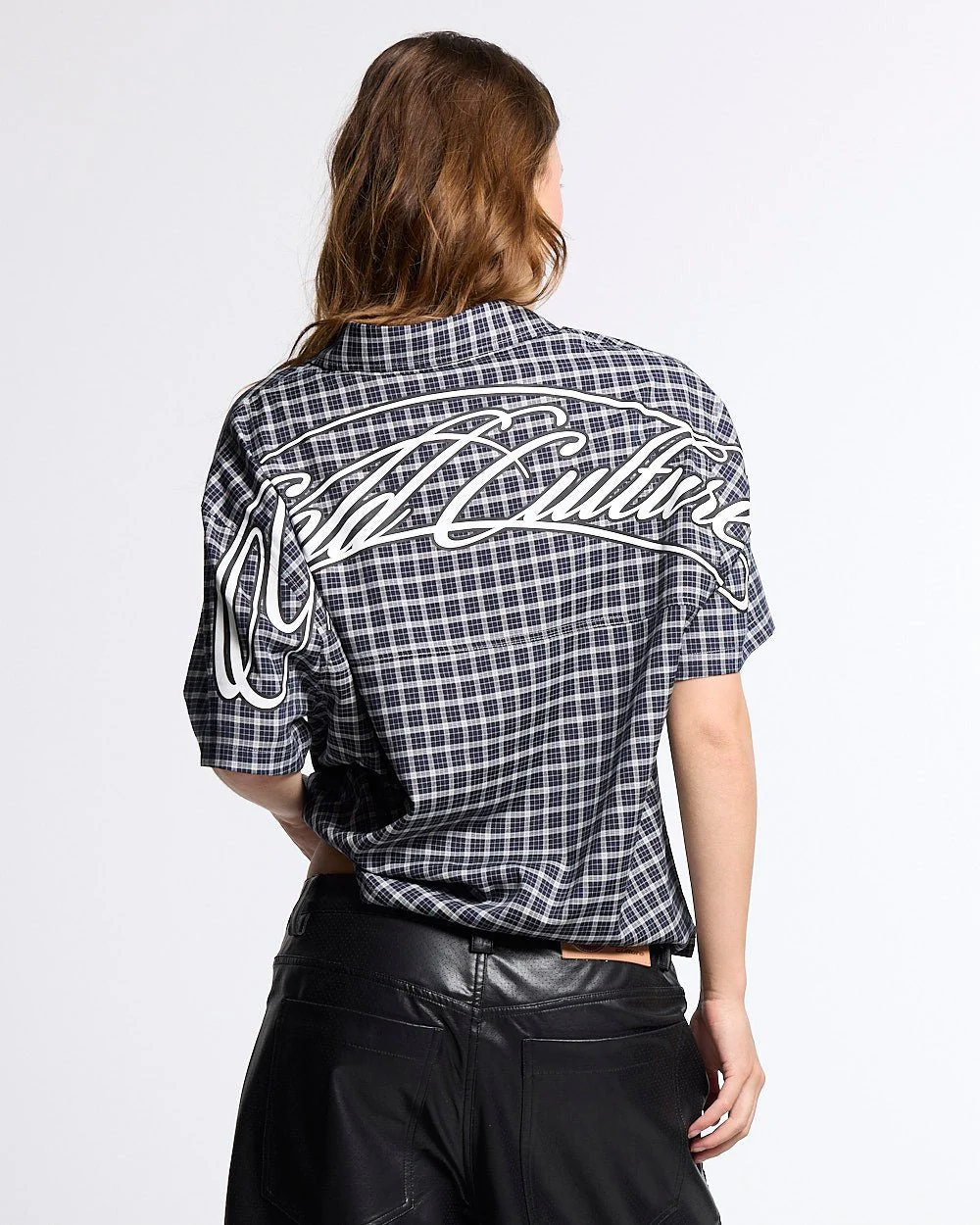 TARTAN SCRIPT SHIRT BLACK - Image 10
