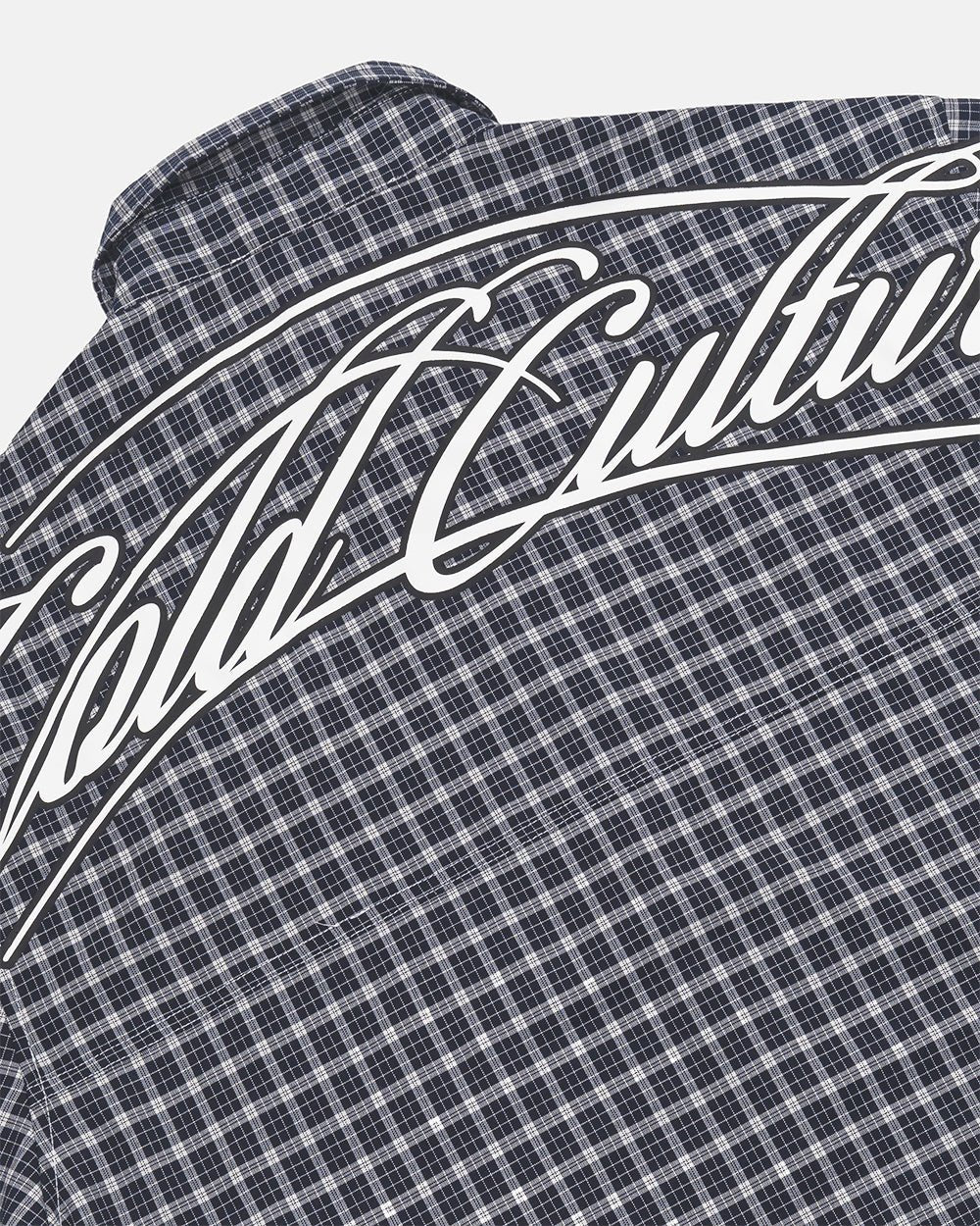 TARTAN SCRIPT SHIRT BLACK - Image 5