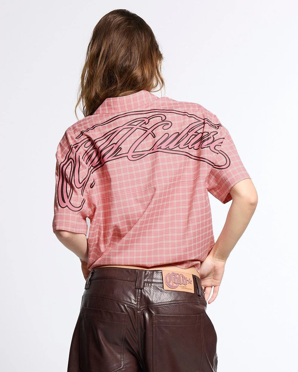 TARTAN SCRIPT SHIRT PINK - Image 10