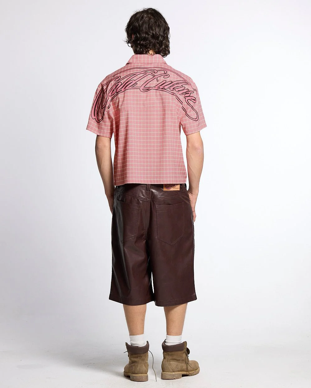 TARTAN SCRIPT SHIRT PINK - Image 7