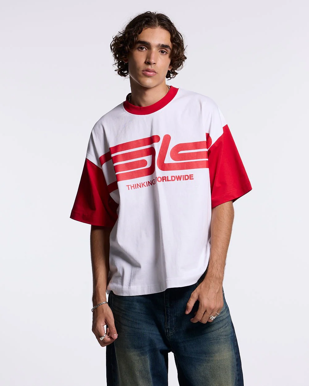 TEEN SPIRIT ERA TEE RED AND WHITE - Image 2