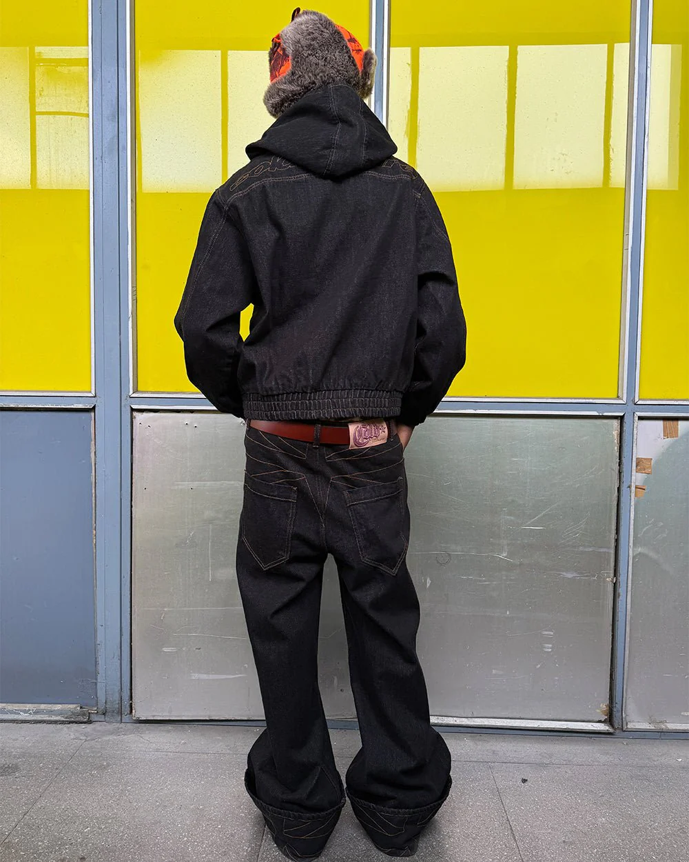 TOP BOY PANTS BLACK DENIM - Image 10