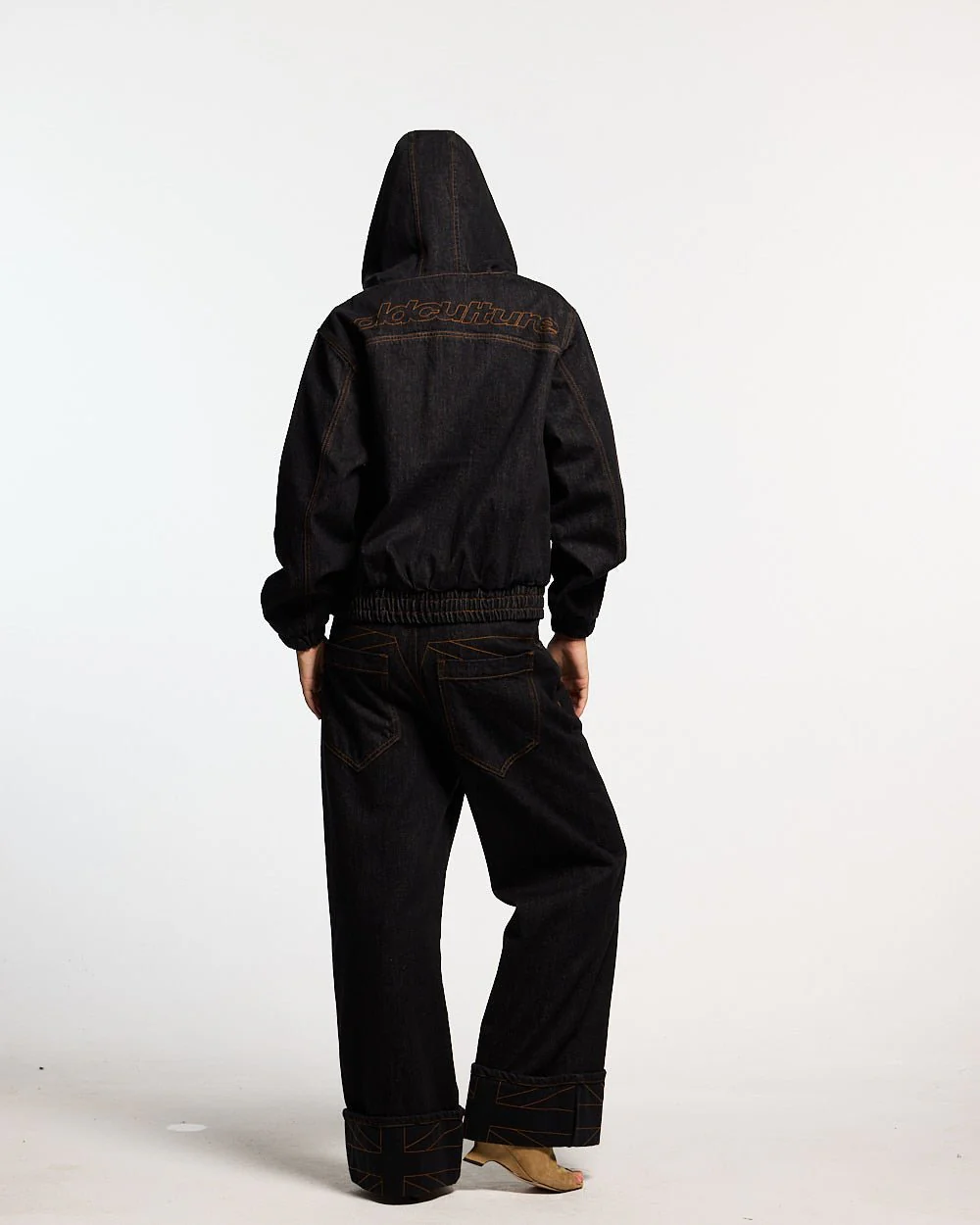TOP BOY PANTS BLACK DENIM - Image 8