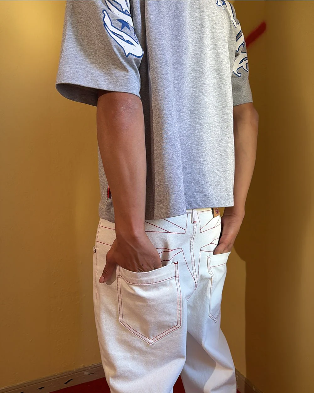 TOP BOY PANTS WHITE - Image 14