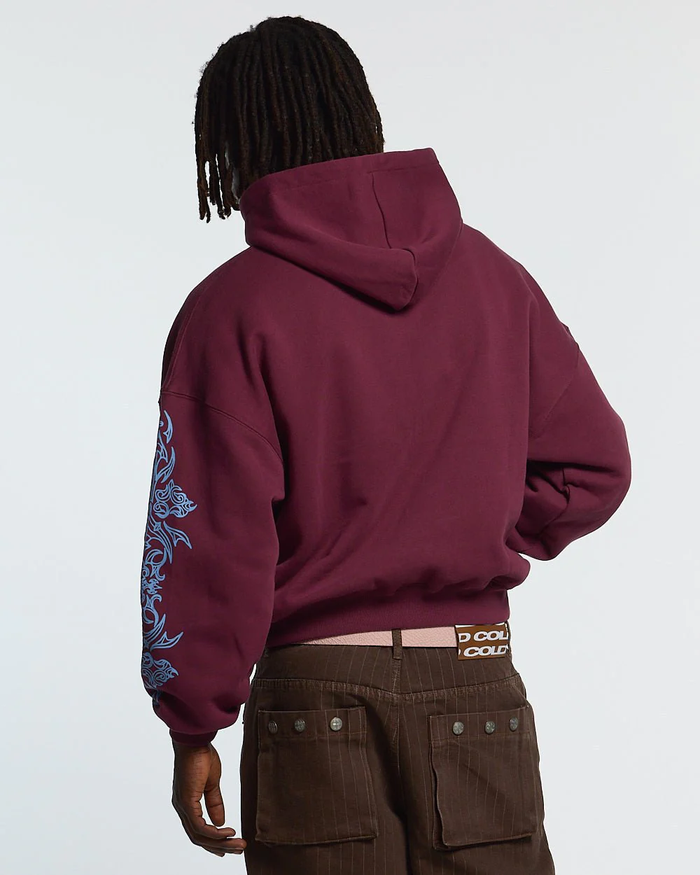 TRIBAL HOODIE BURGUNDY - Image 4
