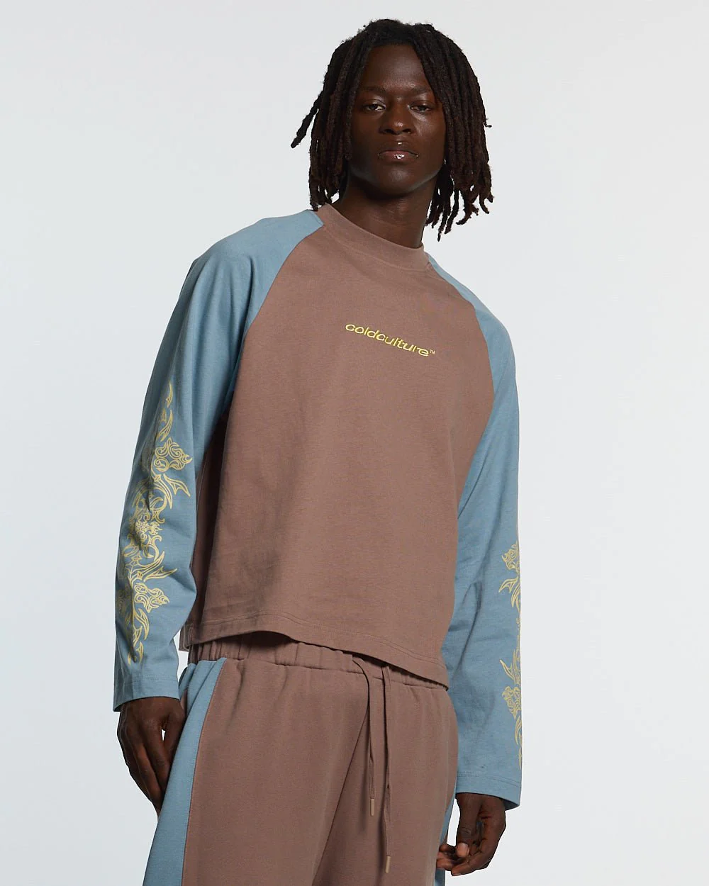 TRIBAL LONGSLEEVE BROWN & BLUE - Image 3