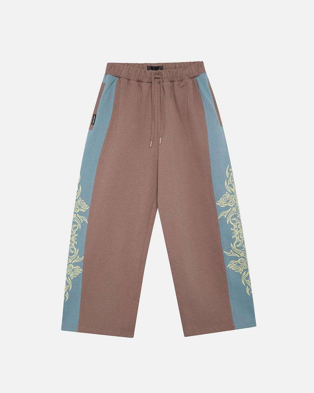 TRIBAL SWEATPANTS BROWN & BLUE - Image 2
