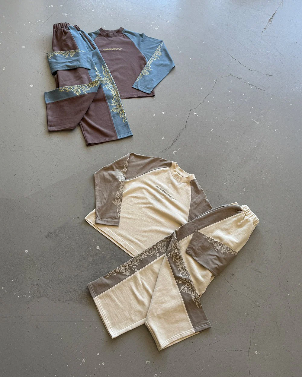 TRIBAL LONGSLEEVE BROWN & BLUE - Image 9