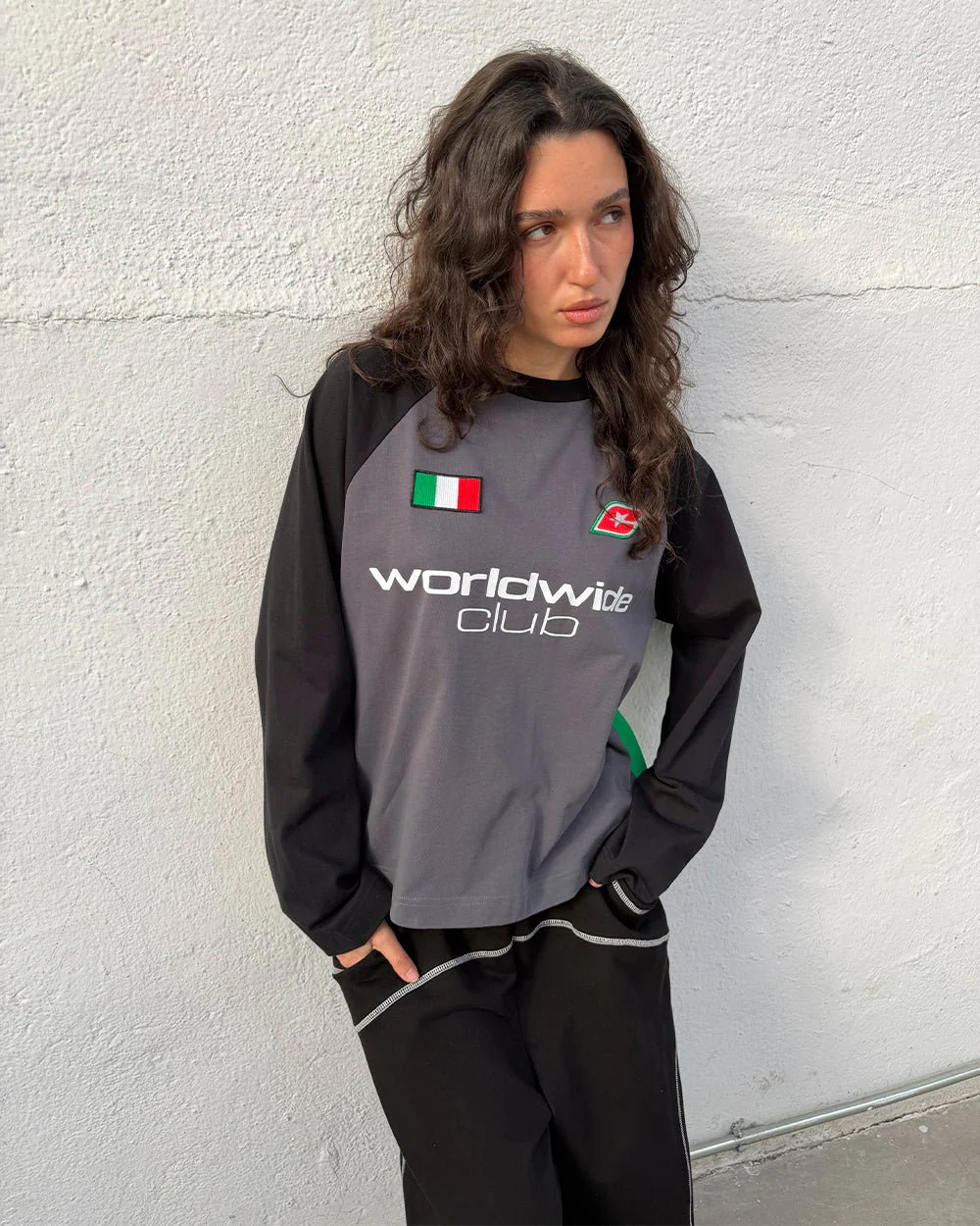 TRICOLORE LONGSLEEVE BLACK - Image 8