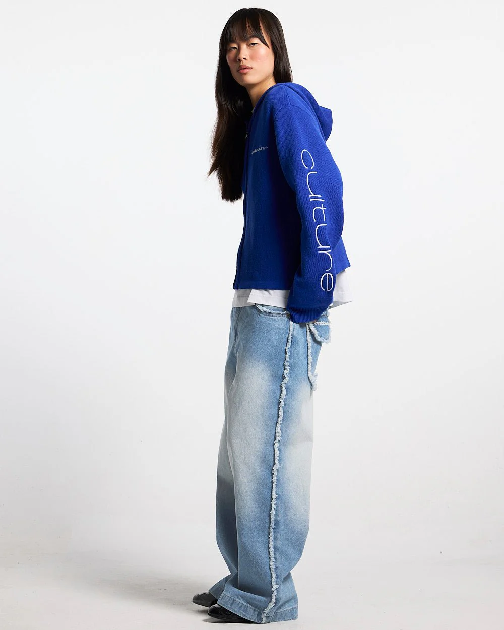 TRIPPY STOP ZIP KNIT BLUE - Image 5