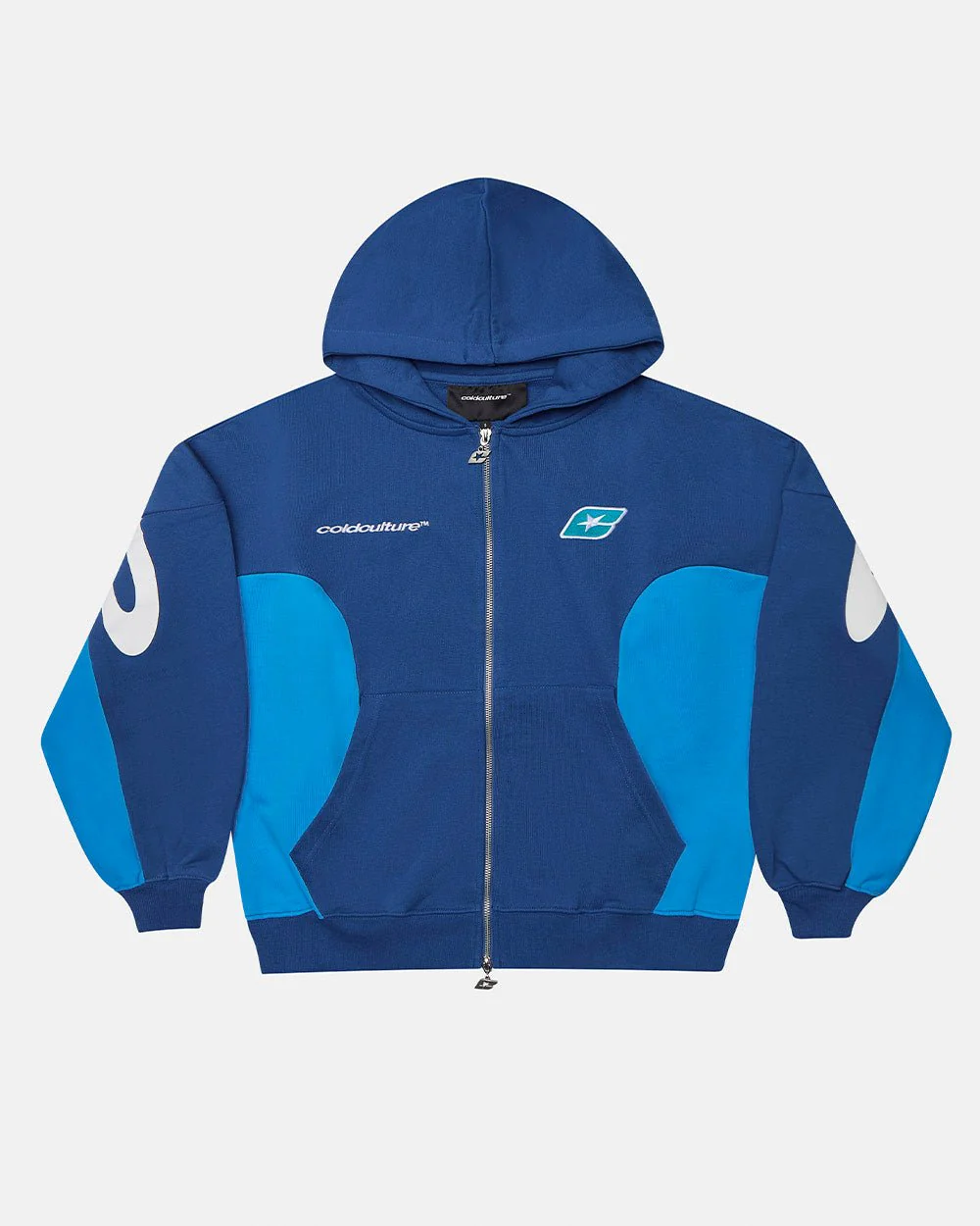 TWISTTER ZIP HOODIE BLUE - Image 4