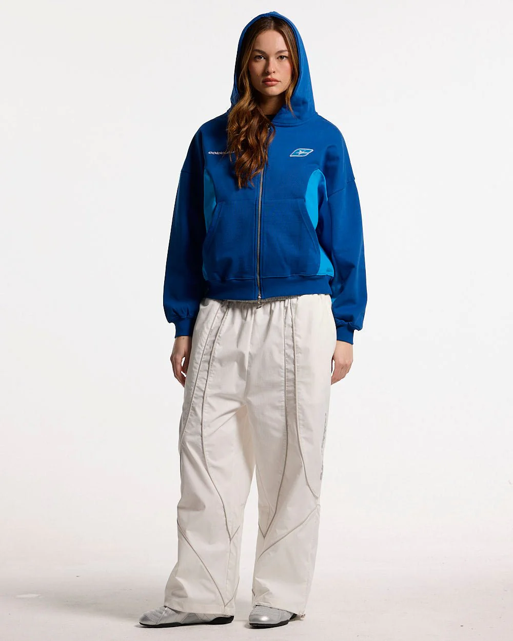 TWISTTER ZIP HOODIE BLUE - Image 6
