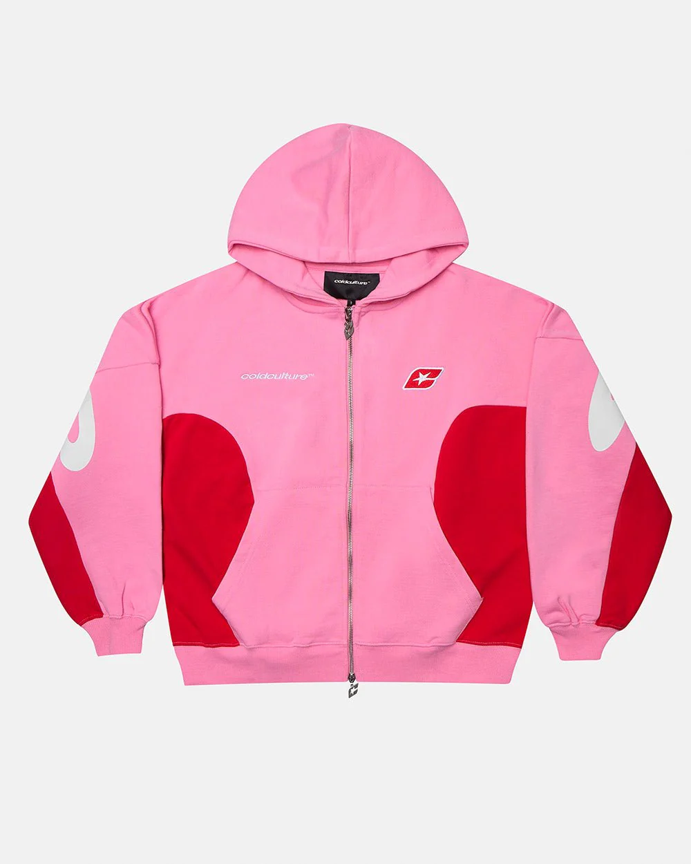 TWISTTER ZIP HOODIE PINK - Image 3