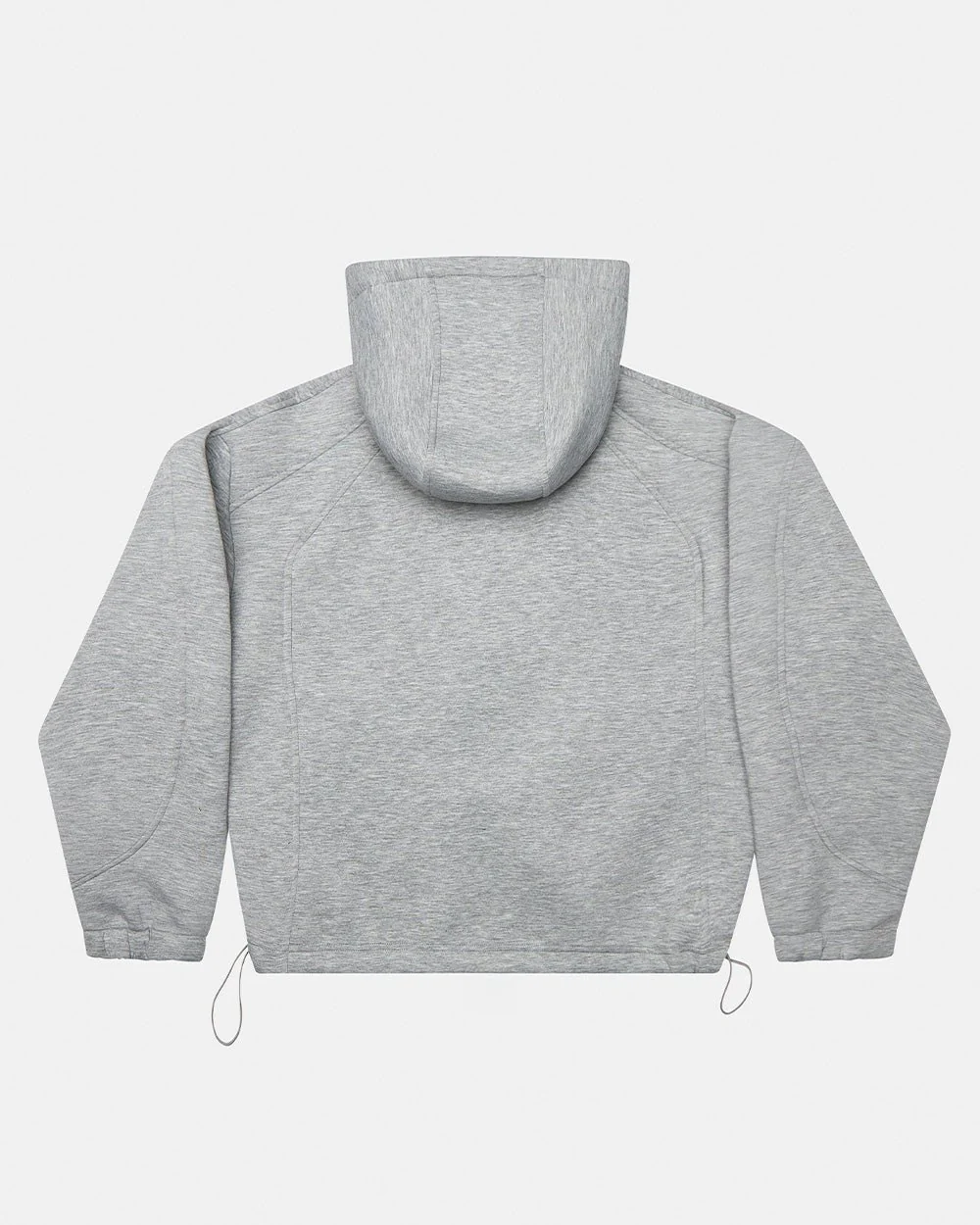 SCUBA ZIP HOODIE GREY - Image 3