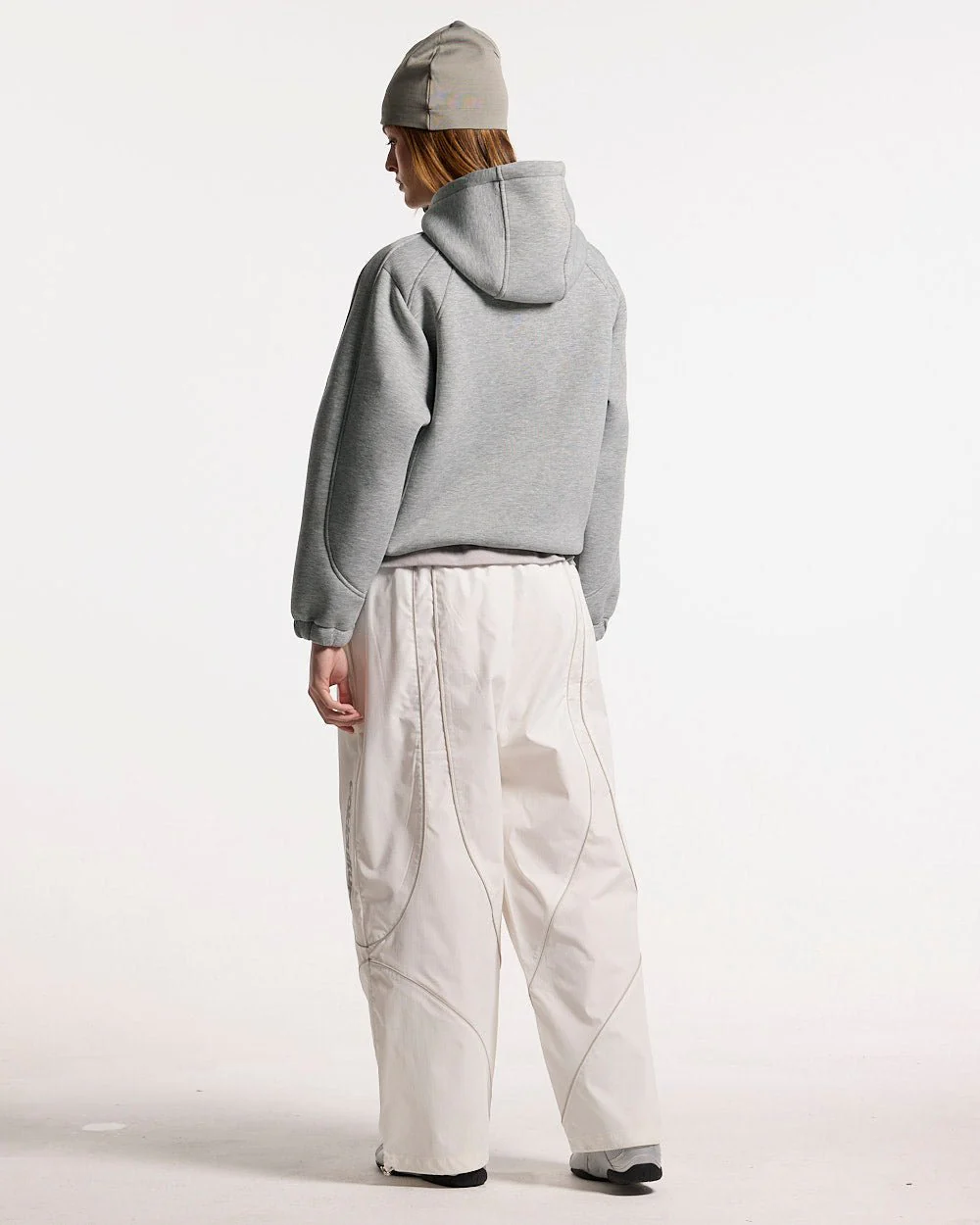 SCUBA ZIP HOODIE GREY - Image 6